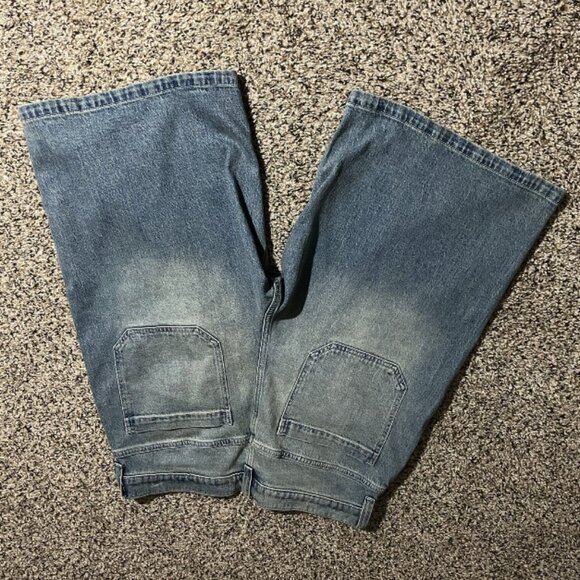 Light Blue Denim Shorts - Picture 2 of 2